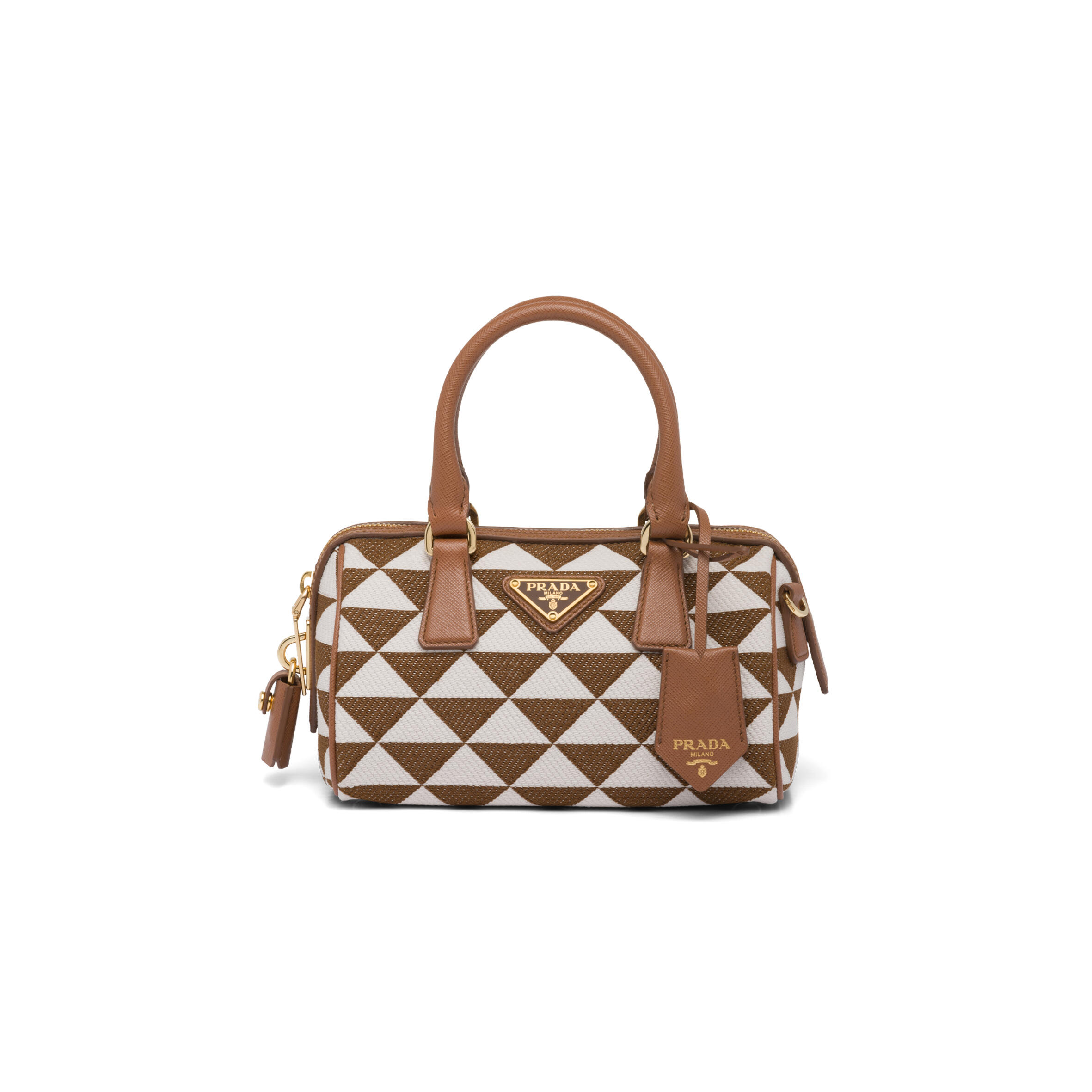 PRADA JACQUARD TRIANGOLO JACQUARD SYMBOLE 1BB846 (20*11.5*11cm) 